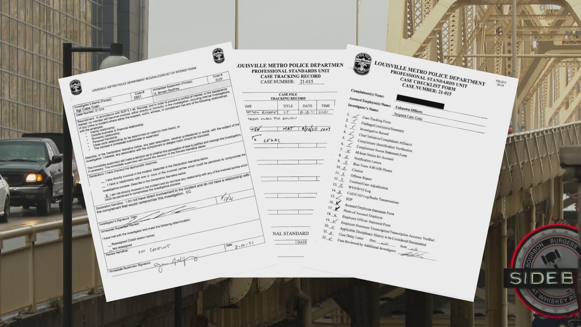 The 200-page report shows no LMPD officers being involved or violated any department policies.