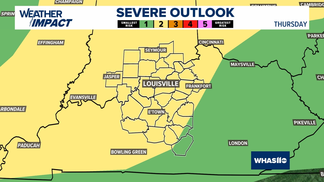Tornadoes, hail and strong winds possible in Louisville this week. Here ...