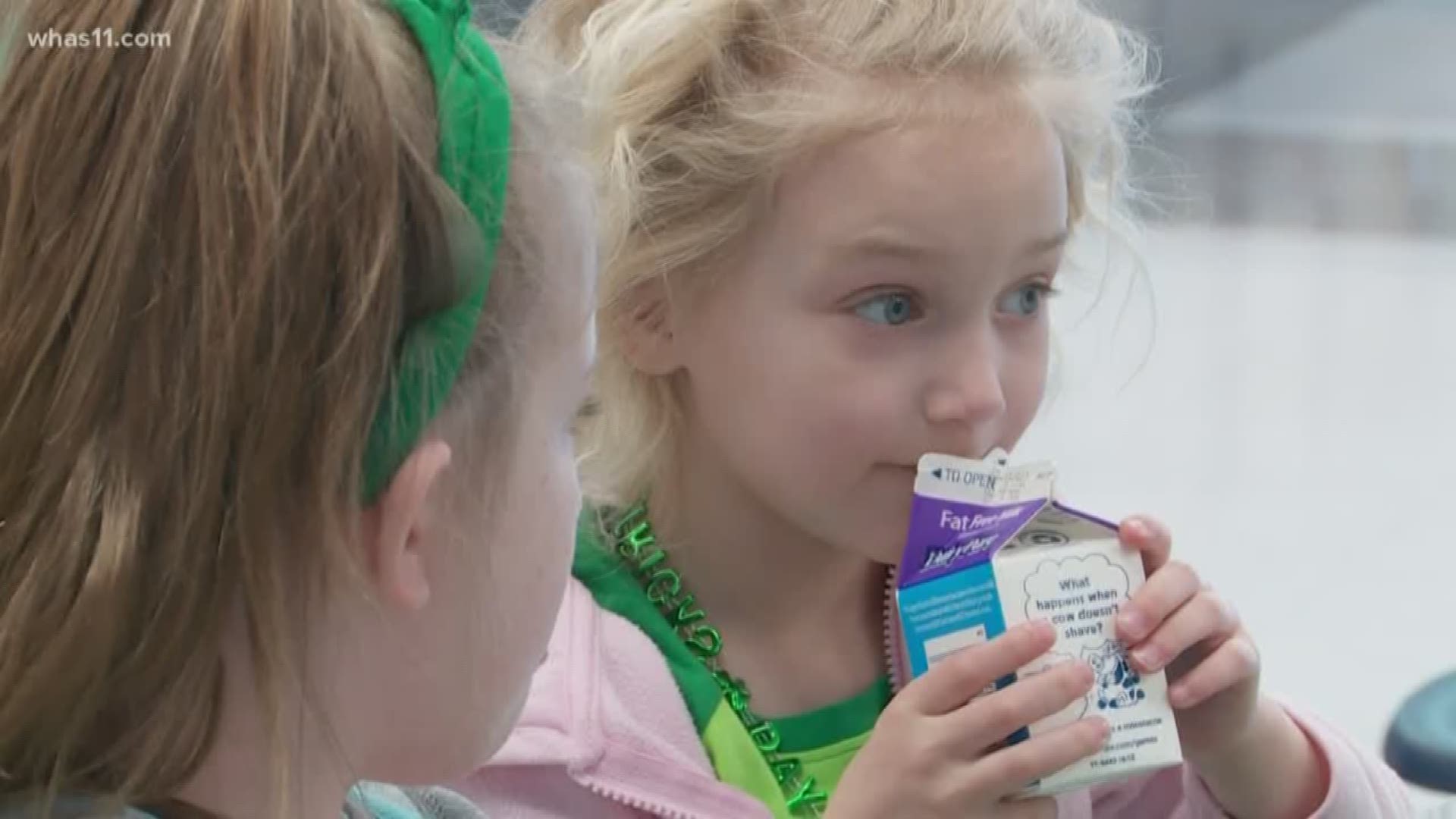 While many teachers spent the day protesting in Frankfort, some stuck around to make sure their students had access to food.