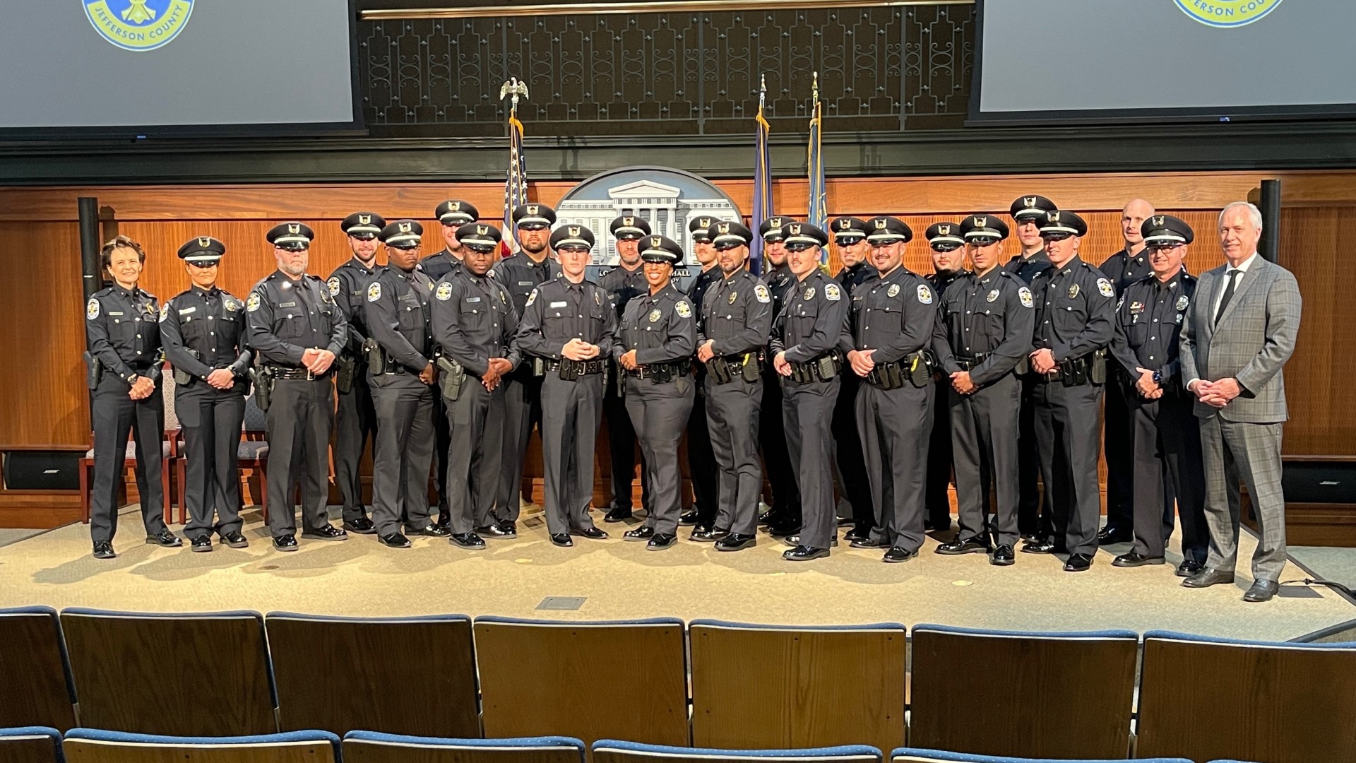 Louisville Metro Police Chief Erika Shields emphasized to the new recruits that officers should conduct themselves in a proper manner or face the consequences.