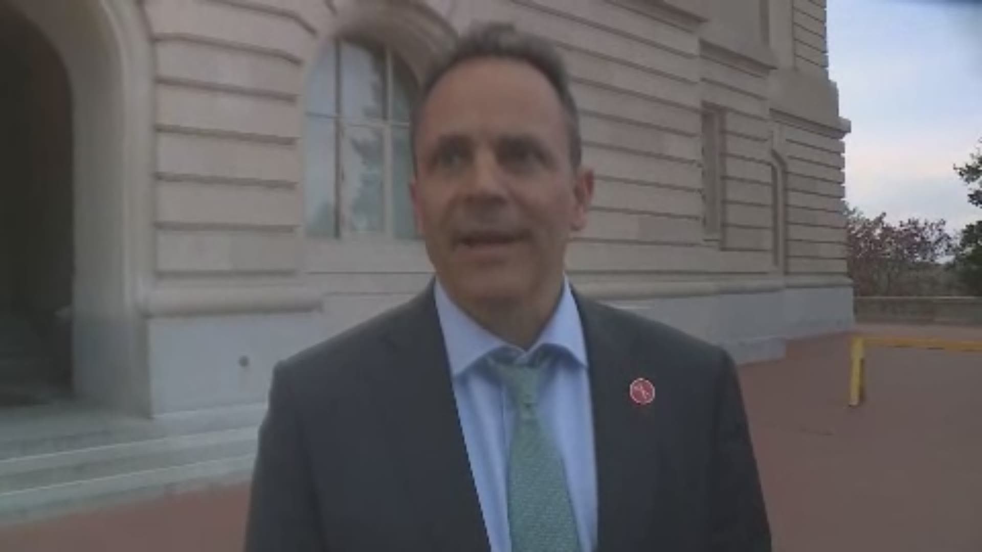 Full interview with Gov. Bevin on teacher rally