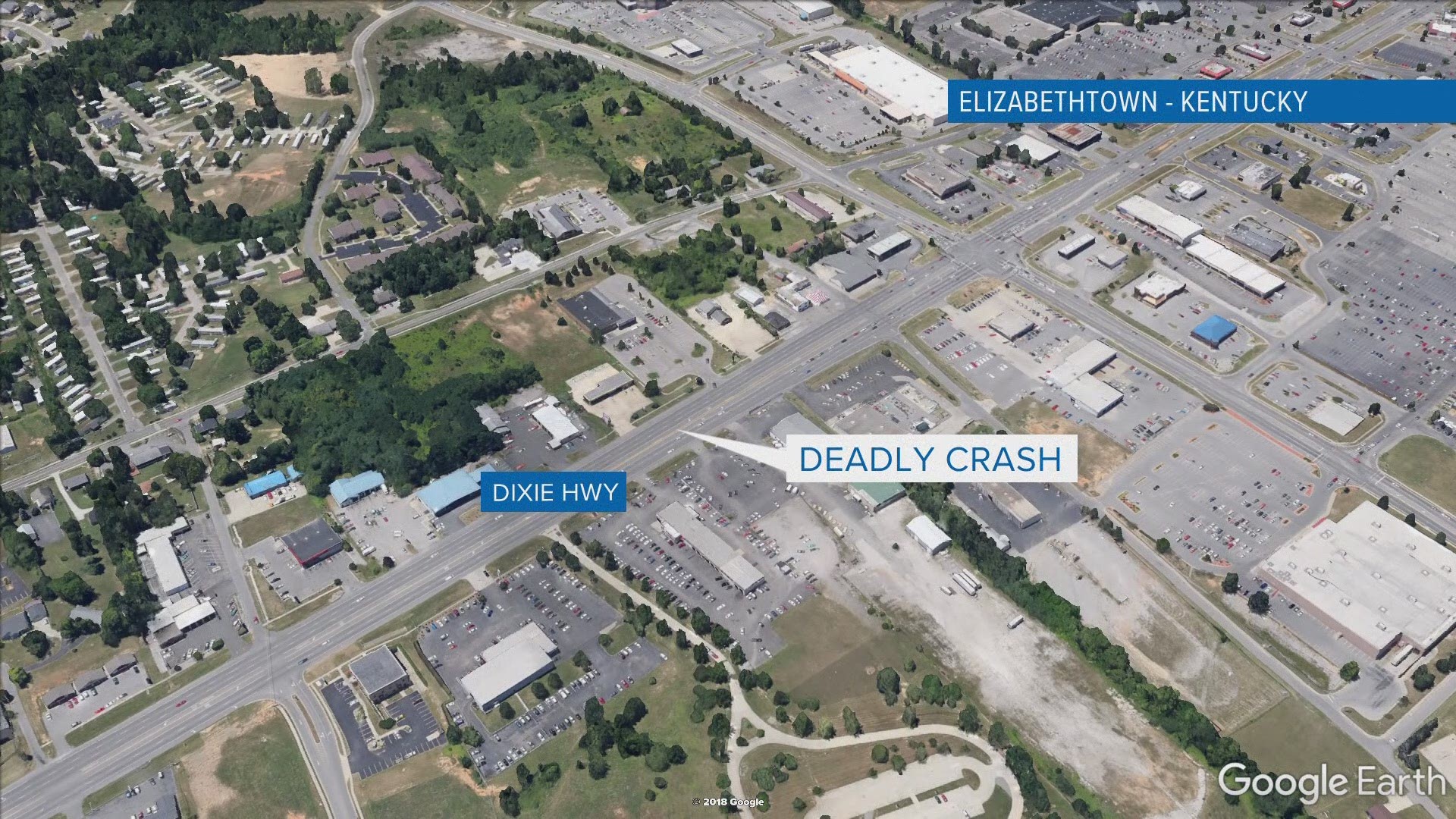 Police are investigating a fatal crash involving a truck and a motorcycle in Elizabethtown