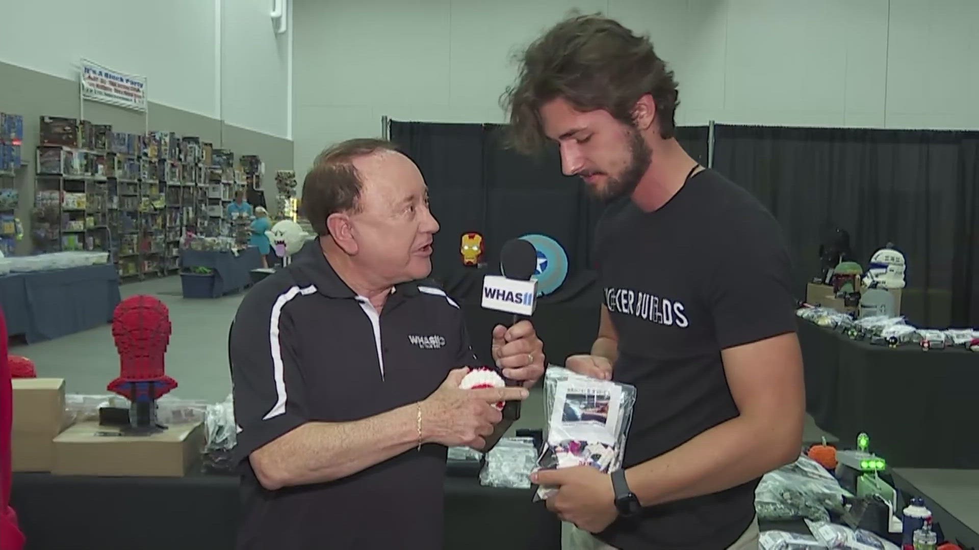 WHAS11's Reed Yadon gets Poké Ball, baseball at LEGO Brick Convention