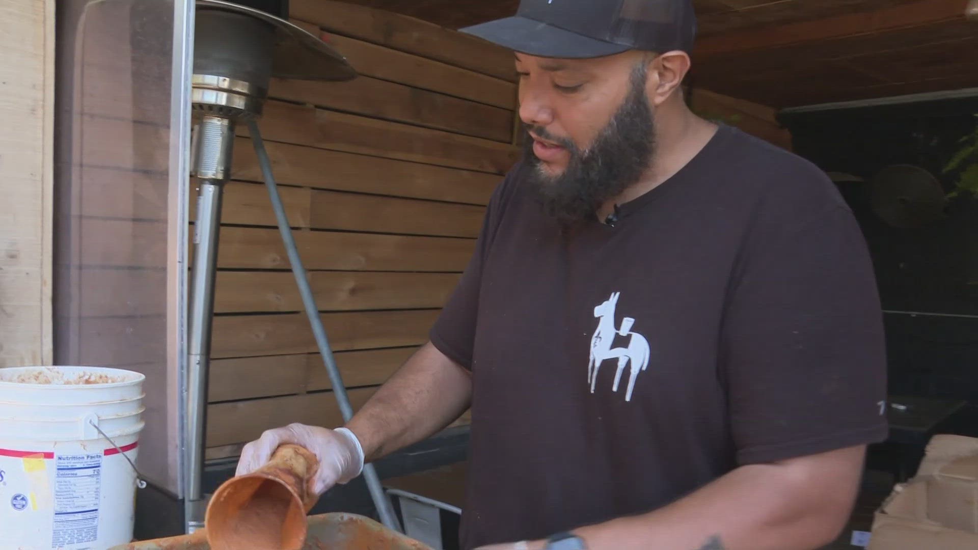Chef Chris Williams, owner of Four Pegs in Germantown, will show off his skills on the "BBQ Brawl."