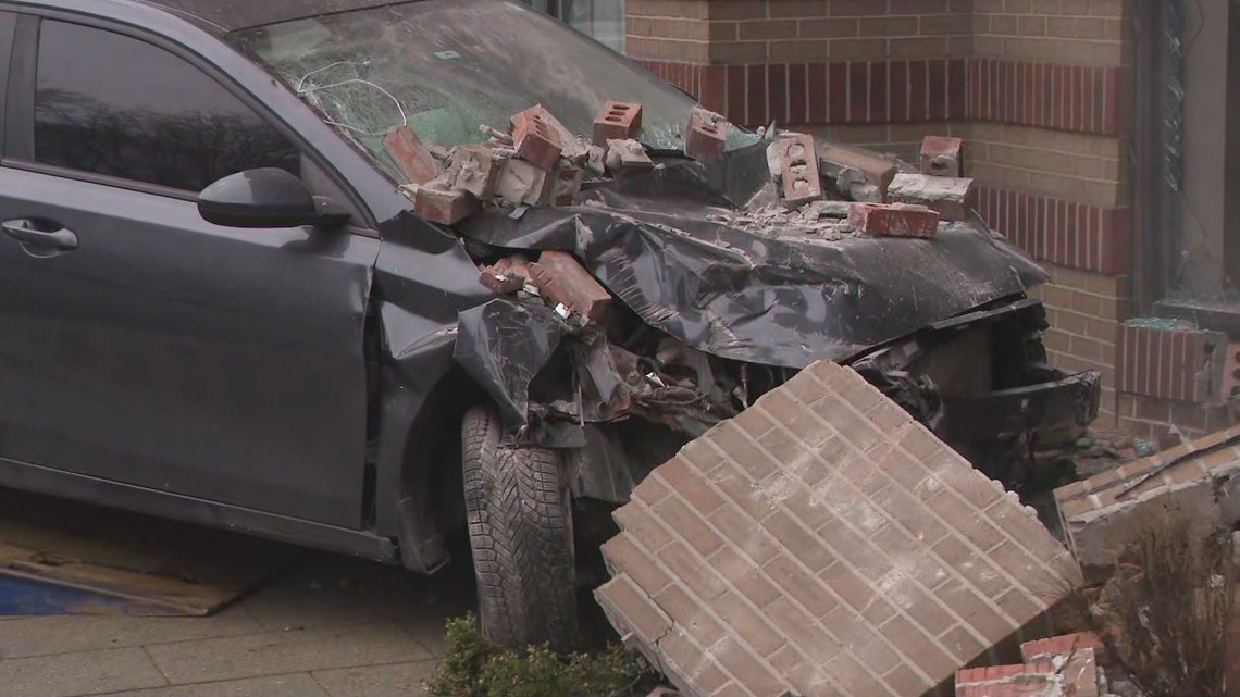 'It was a giant bang': Car crashes into downtown Louisville hotel after
