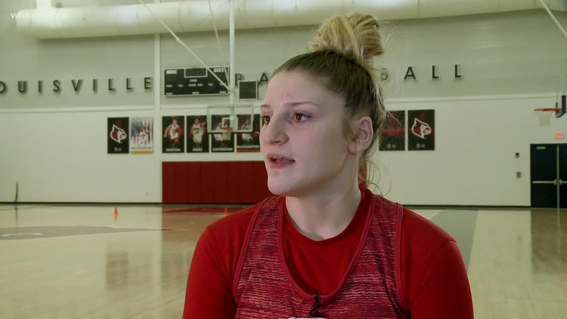 It hasn't been easy for Sam to find her place on the UofL Women's Basketball team because for a long time, she's been searching for a place to call home.