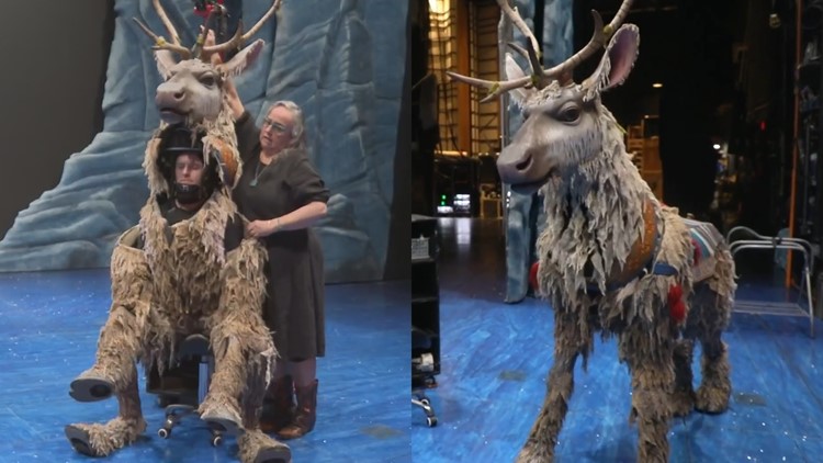 How 'Sven' comes to life at Disney's FROZEN | whas11.com