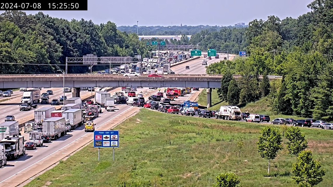 I-65 North near Okolona reopens after two-vehicle crash | whas11.com