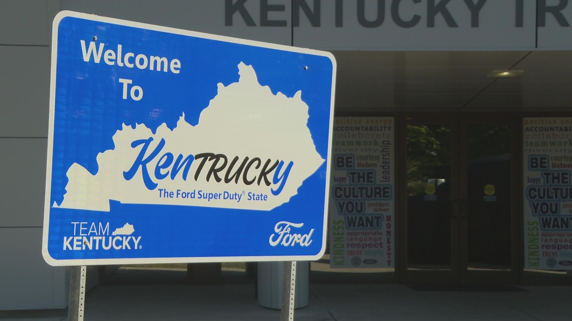 According to Gov. Beshear, Ford supports nearly 120,000 direct and indirect jobs in the state and has contributed more than $11.8 billion to Kentucky's economy.