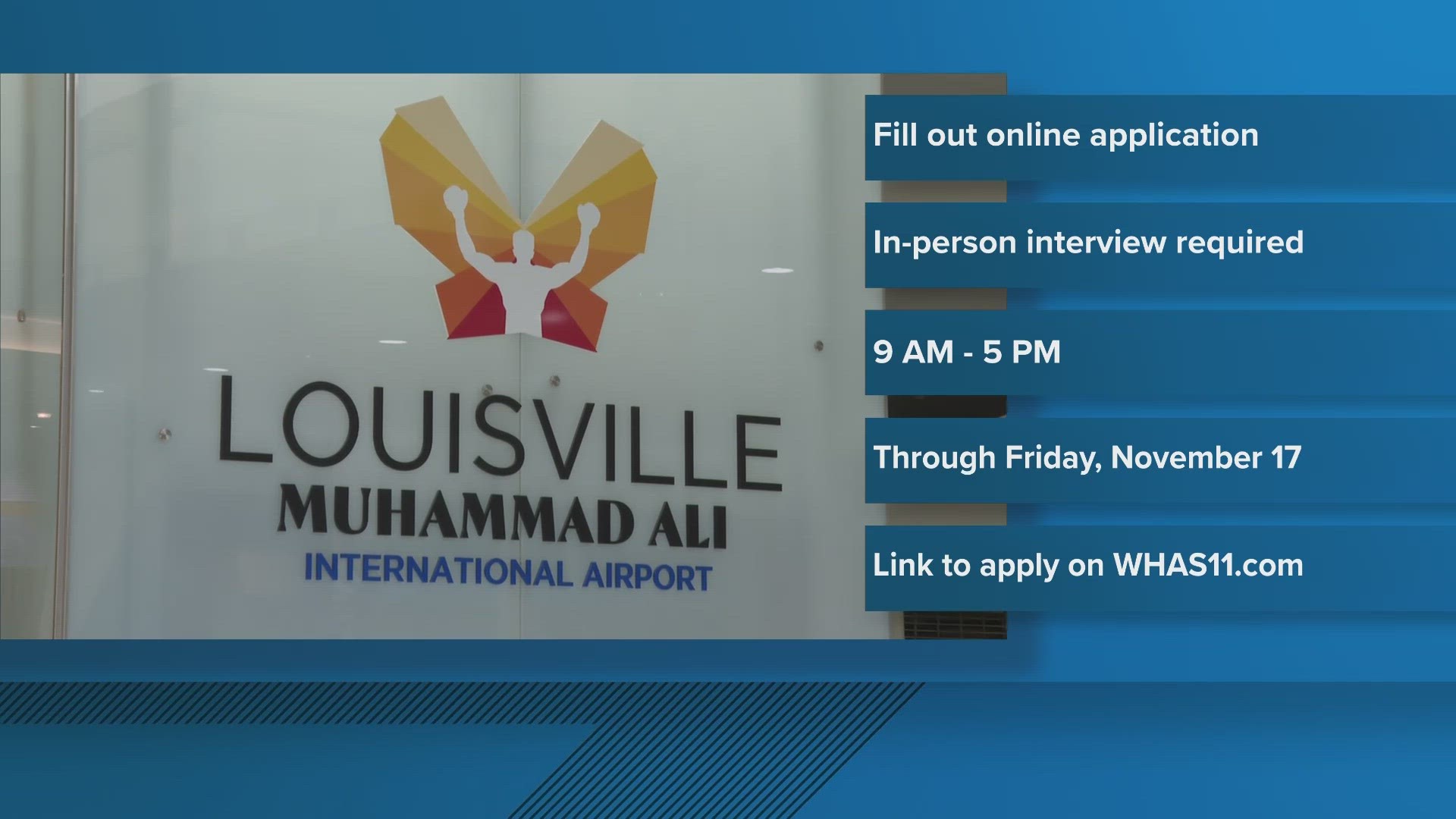 Travelers can sign up for appointments to get TSA PreCheck in Louisville from Nov. 6-17.