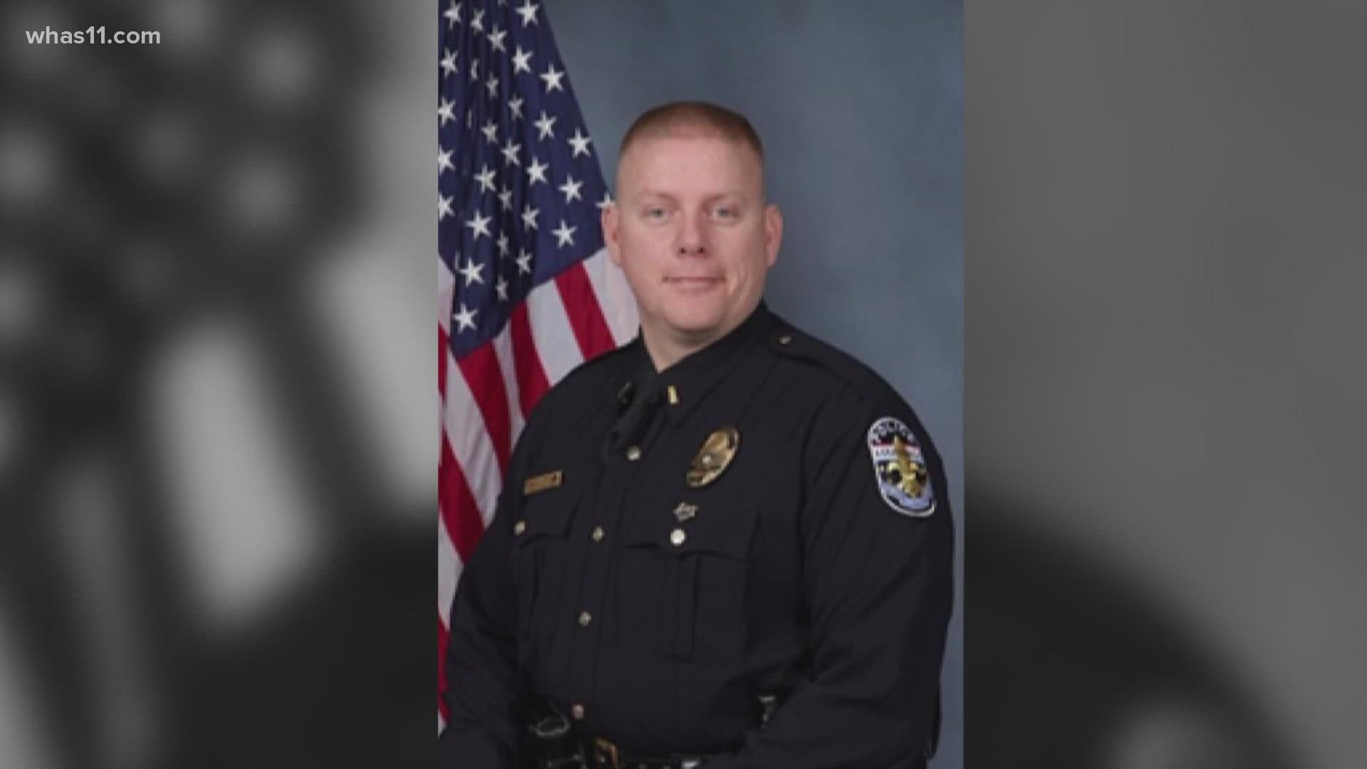 A former LMPD commander demoted for using a racial slur is now suing the department.