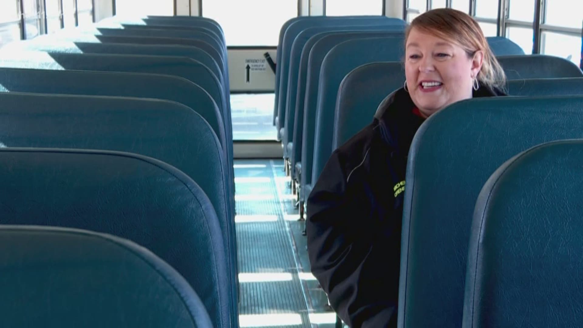 Bus driver Michelle Crenshaw saw in less than a minute how one person's life can change, using her medical background to help save one student's life.