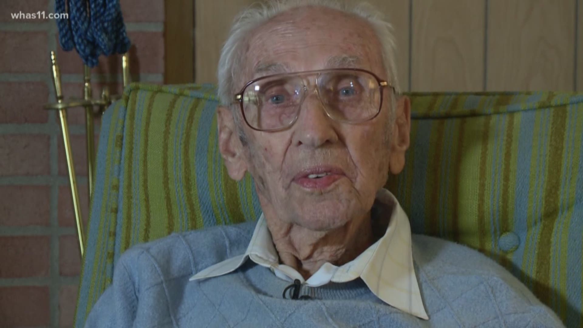 As we celebrate veterans all weekend, tonight the spotlight is on 100 year old Ernie Micka.