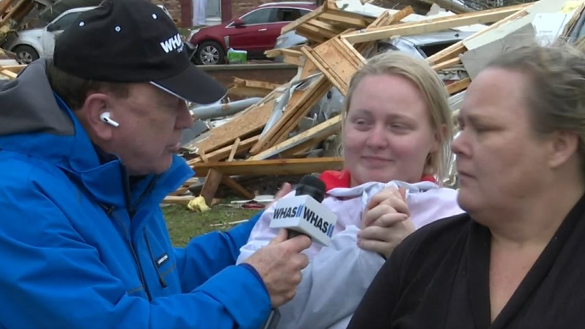 Kentucky tornado damage: Woman describes sound of storm | whas11.com