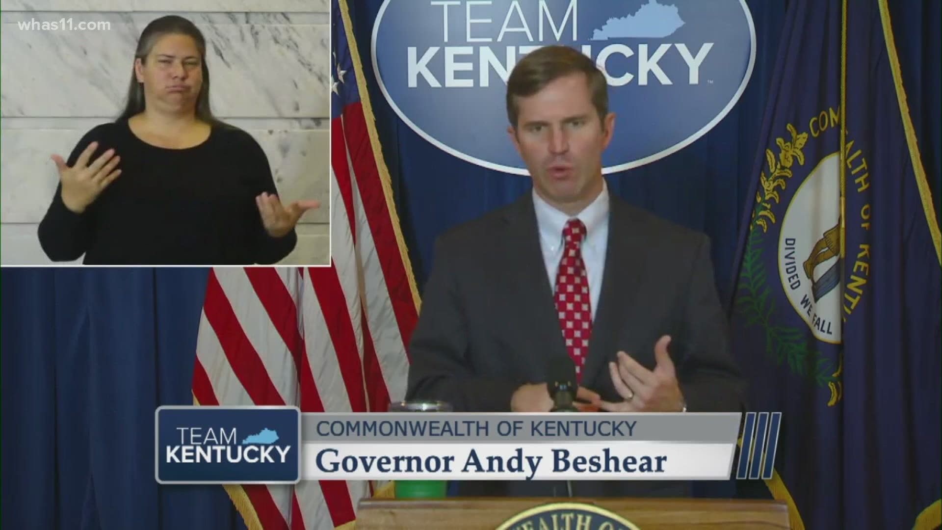 Gov. Andy Beshear announced new cases in the state, bringing the overall total to 62,731 cases since the pandemic began.