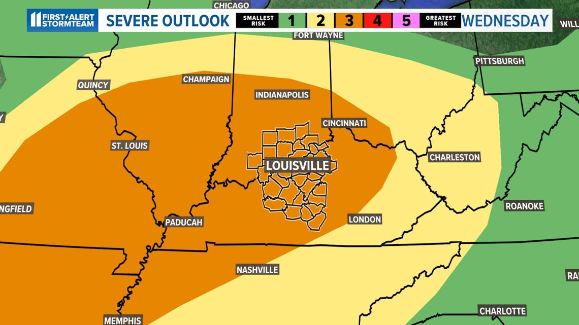 Winds, hail, tornadoes may hit Kentucky and Indiana this week