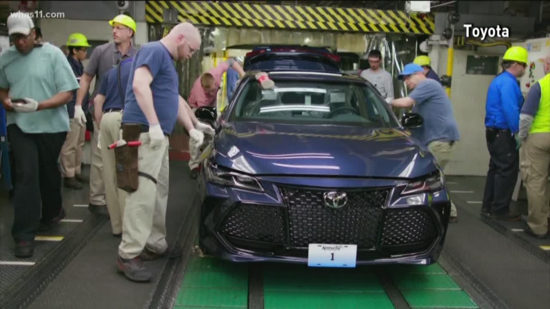 2019 Toyota Avalons begin rolling off Ky