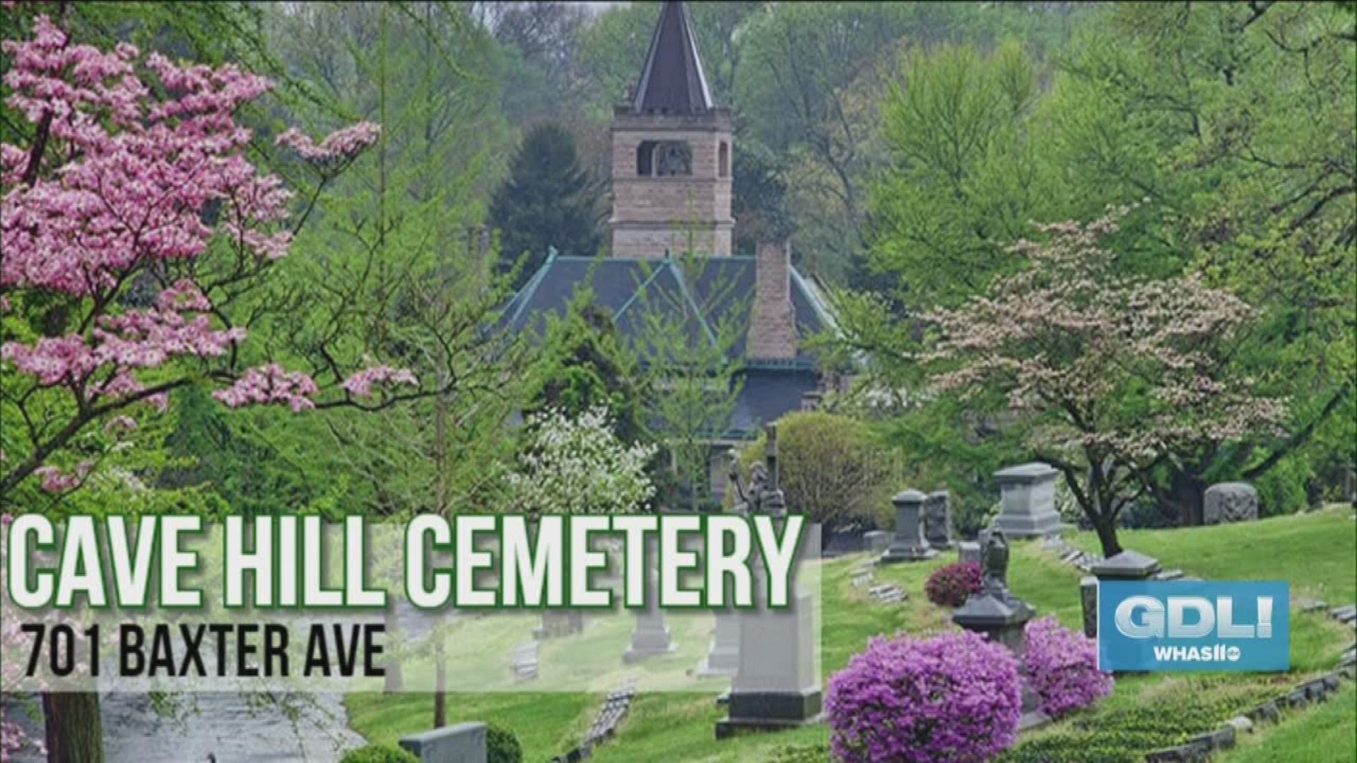 Cave Hill Cemetery is located at 701 Baxter Avenue and is open to the public. There are also more than 30 guided public tours of the Victorian-era cemetery this spring, summer and fall, showcasing 200 years of Kentuckiana history. For more information, go to CaveHillCemetery.com.