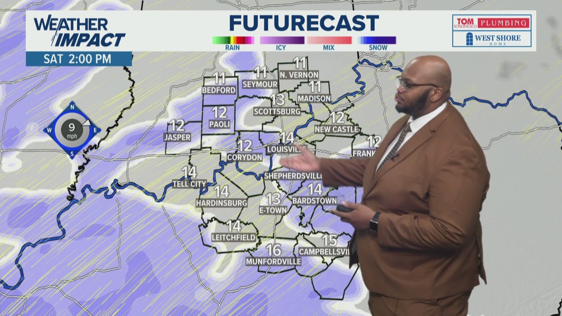 Weather Impact Alert Days: Large snow storm headed to Kentucky ...