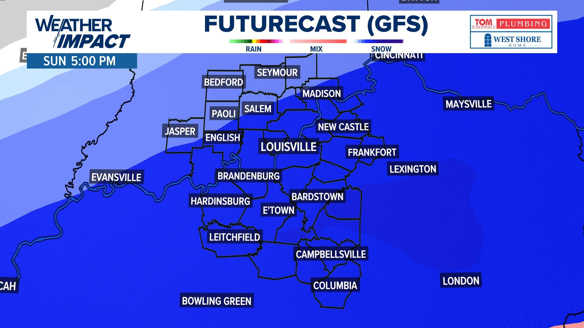 Tracking major snowstorm this weekend in Kentucky | What do the models ...