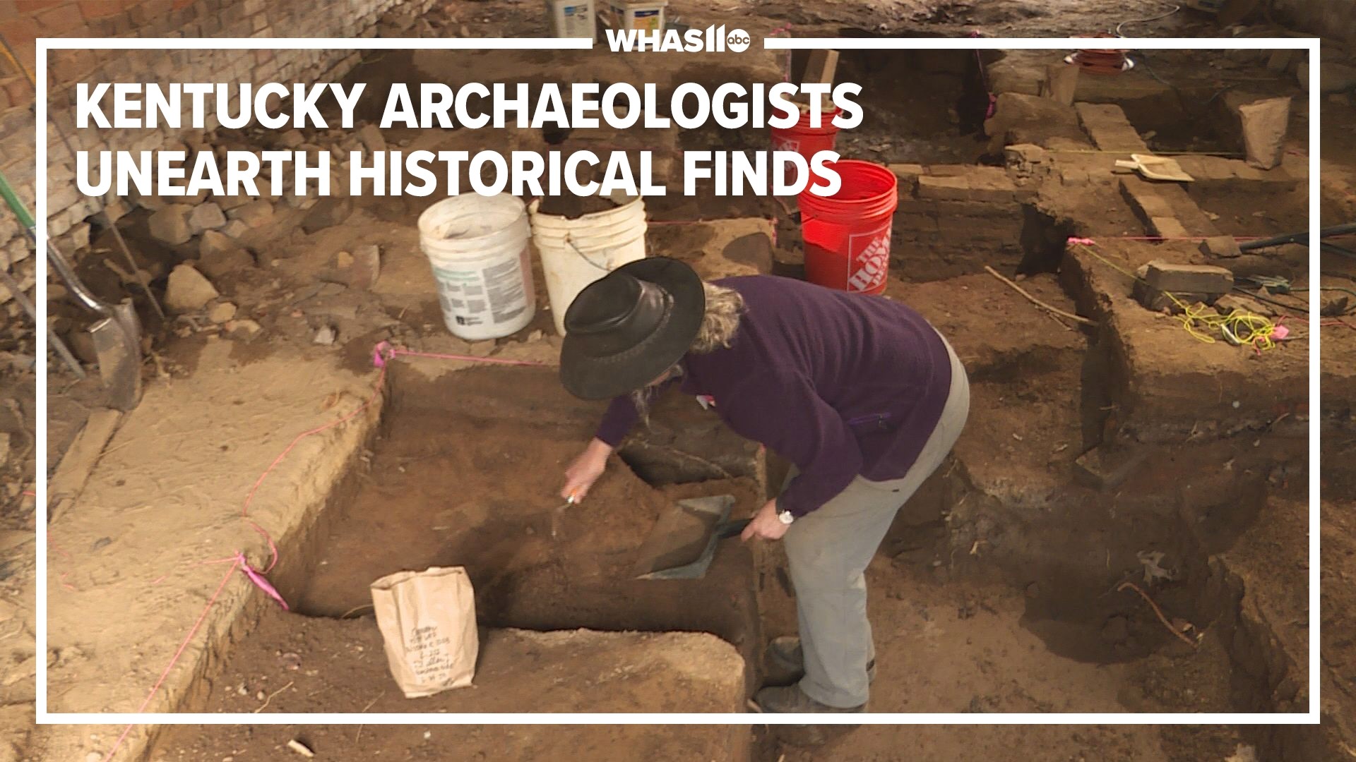 An archaeological dig on Louisville's oldest working farm is uncovering a Kentucky past you won't find in the history books.
