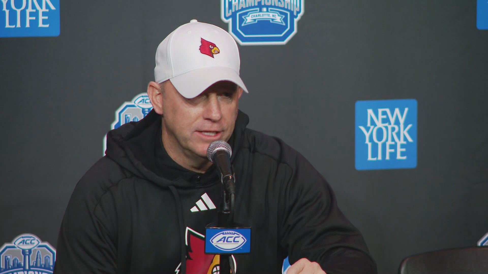 The coach shared his thoughts after the Cards were defeated by the Seminoles 16-6.