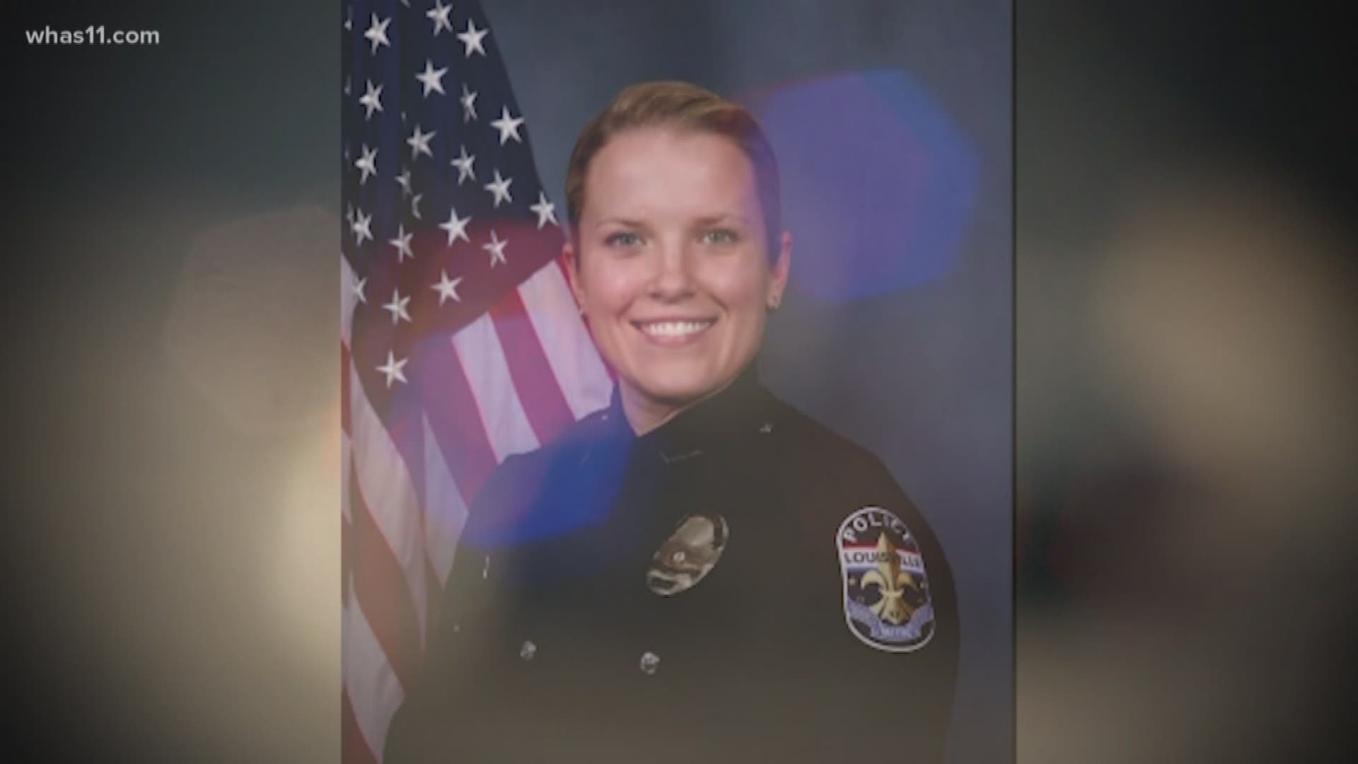 A difficult day to celebrate for the family of an LMPD officer killed in the line of duty on Christmas Eve.