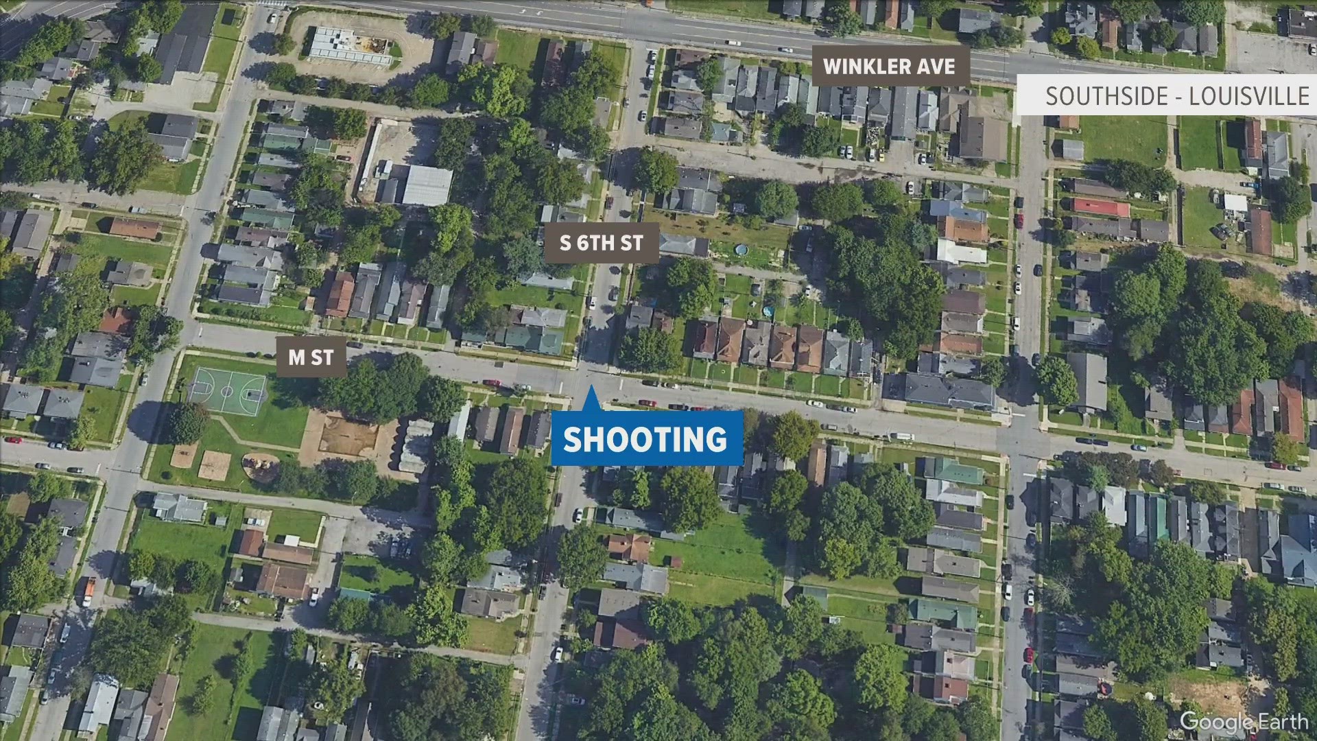 A man was shot in South Louisville at about 3 a.m. and police reported a double in the Southside neighborhood at about 4 a.m.