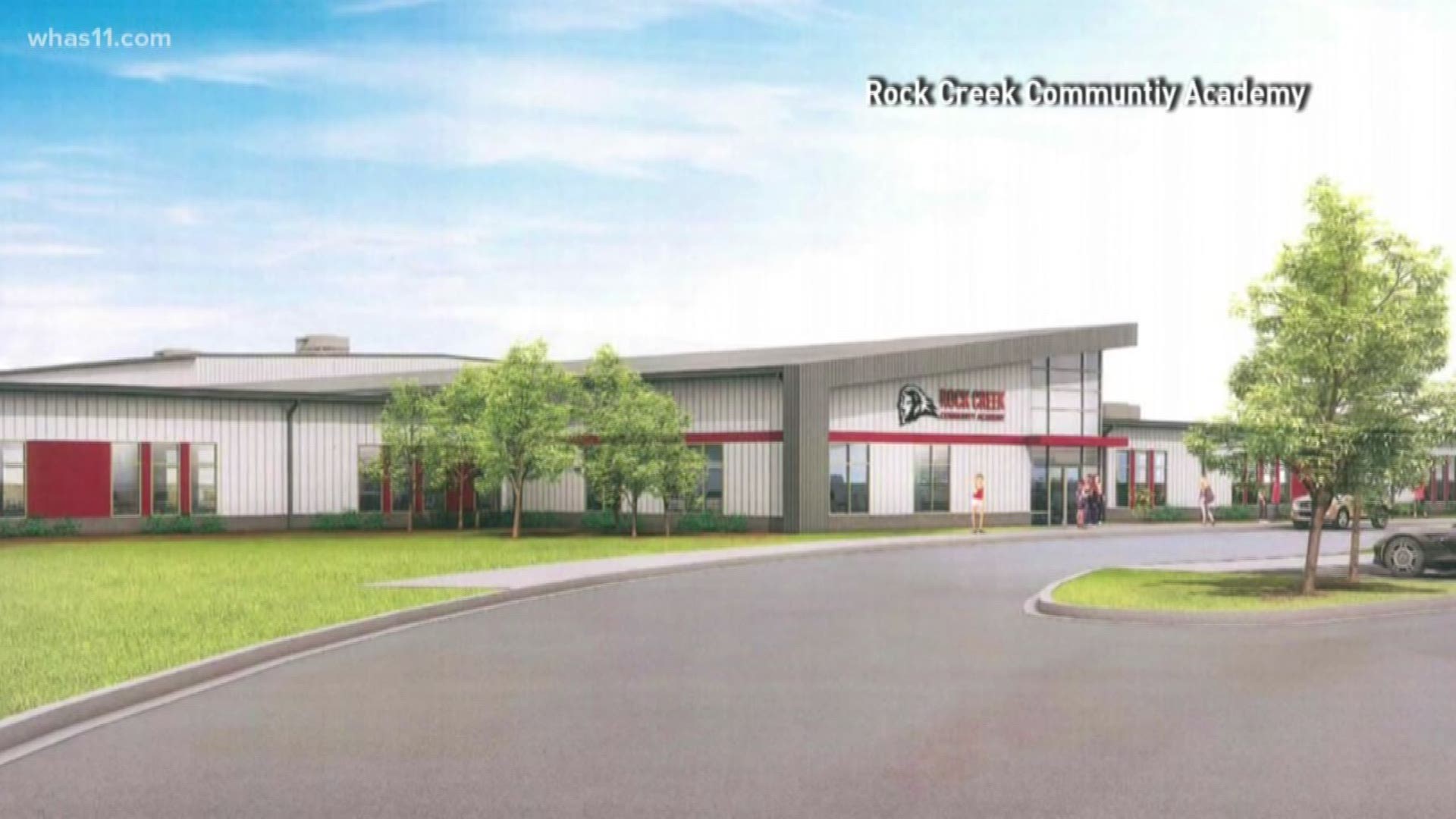 The school in Sellersburg broke ground on a new facility Monday.