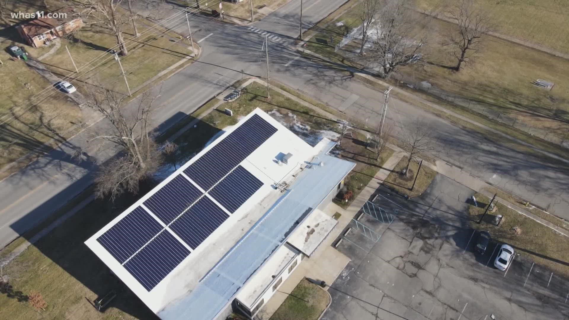 The mayor, along with the Louisville Sustainability Council officially launched the Solar Over Louisville Campaign on Friday.