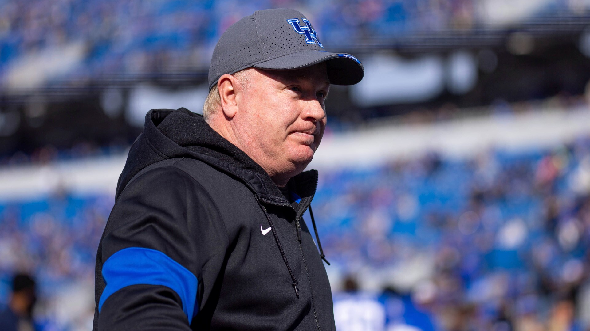 Mark Stoops said he likes Jeff Brohm and thinks he will "do a really good job" at the University of Louisville.