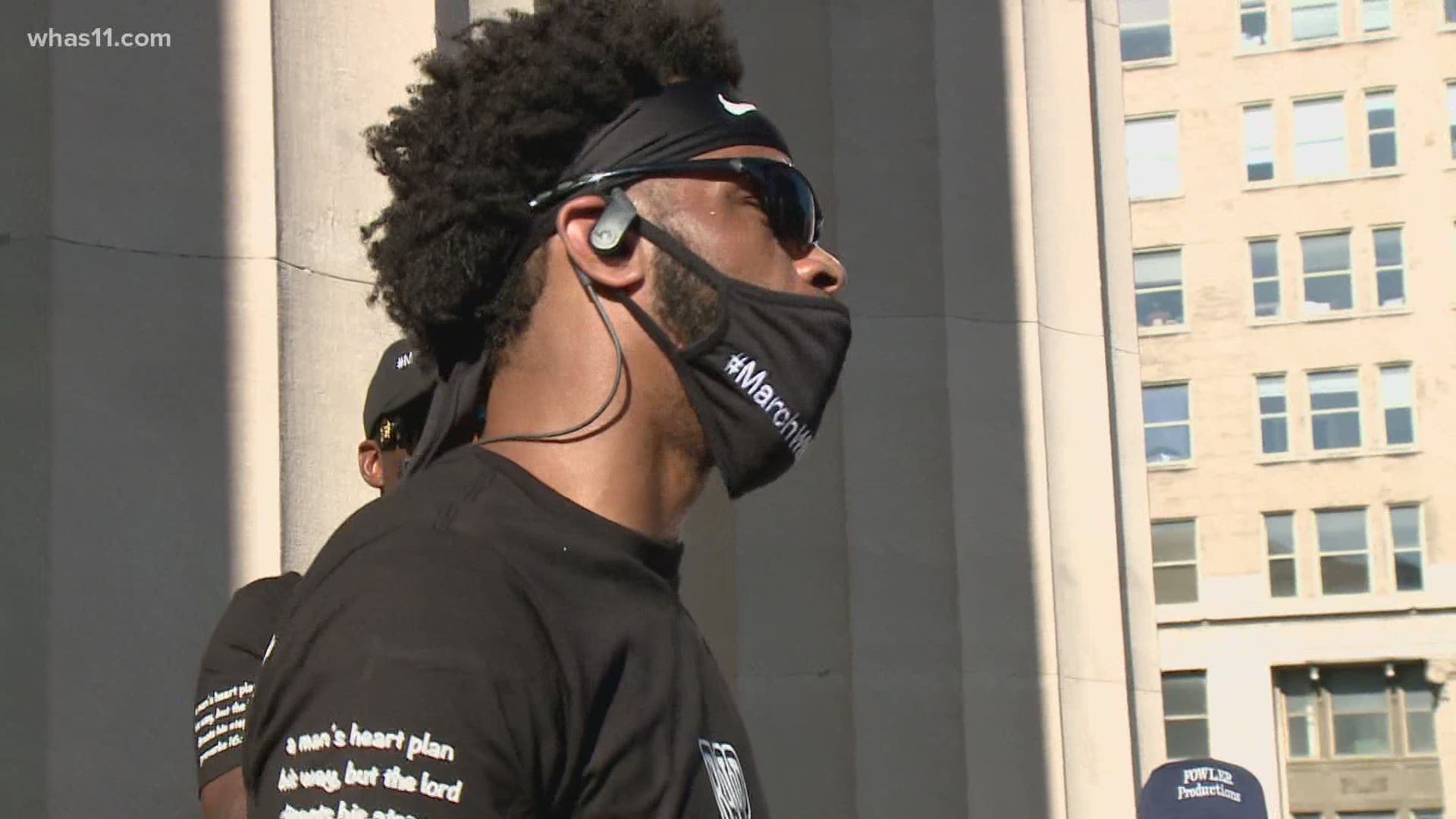 Terry Willis is marching by foot to the spot where George Floyd lost his life in Minneapolis, Minnesota.