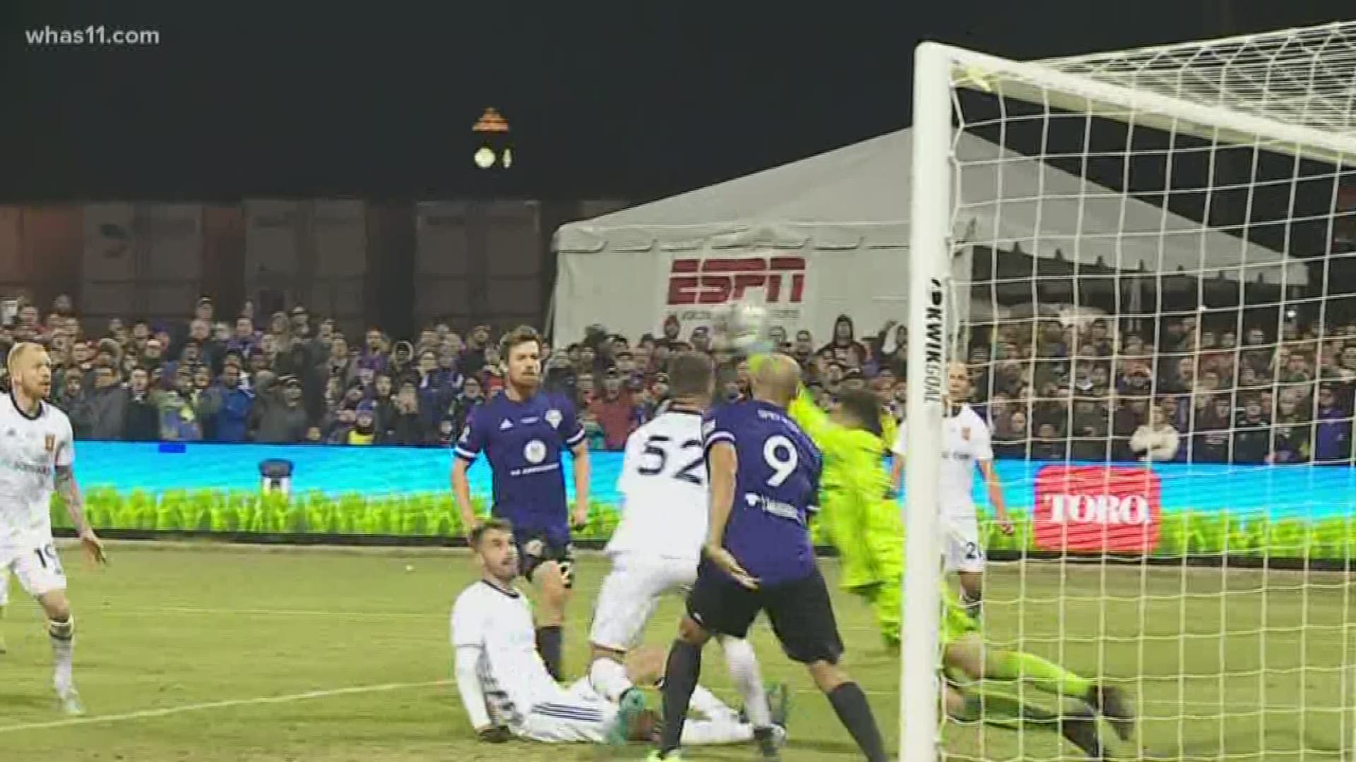 Louisville City FC came up short in their quest for a third straight title. The Monarchs beat Lou City FC 3-1.