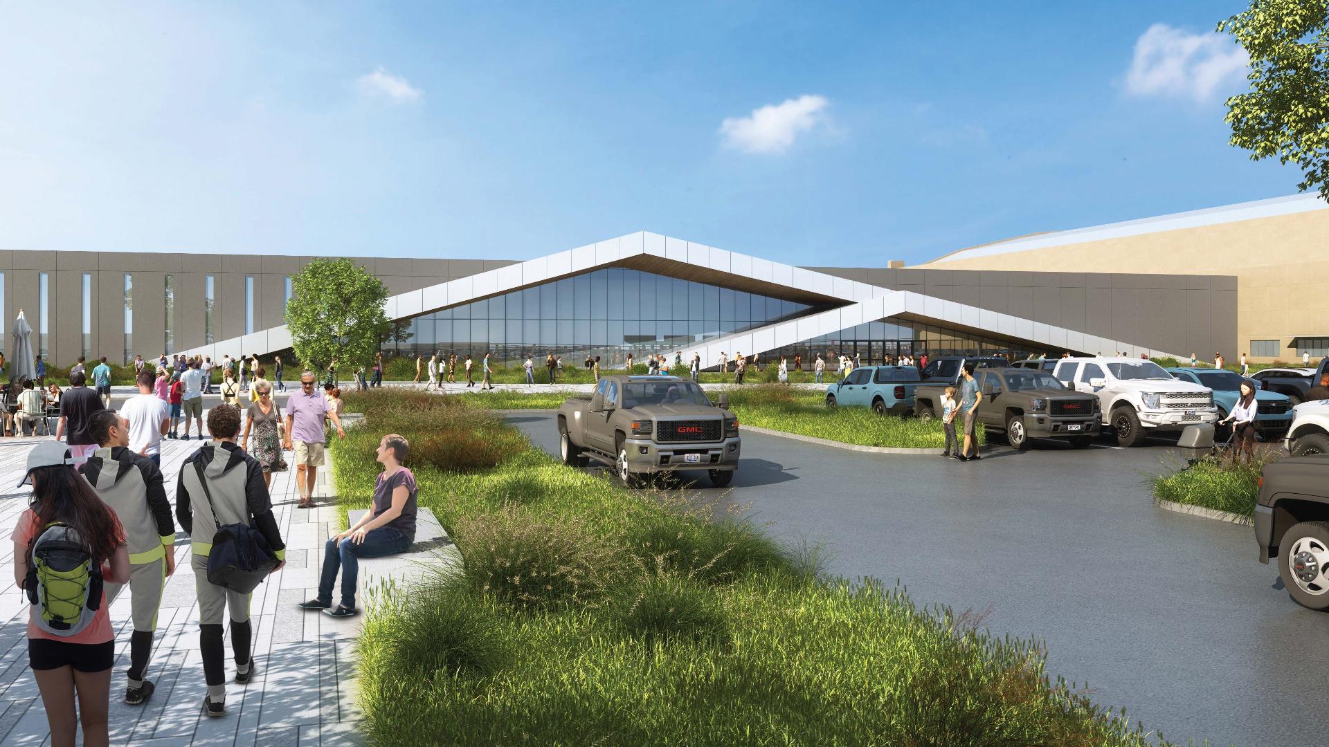 Construction on the first of two new multi-purpose buildings at the Kentucky Exposition Center will begin in 2025.