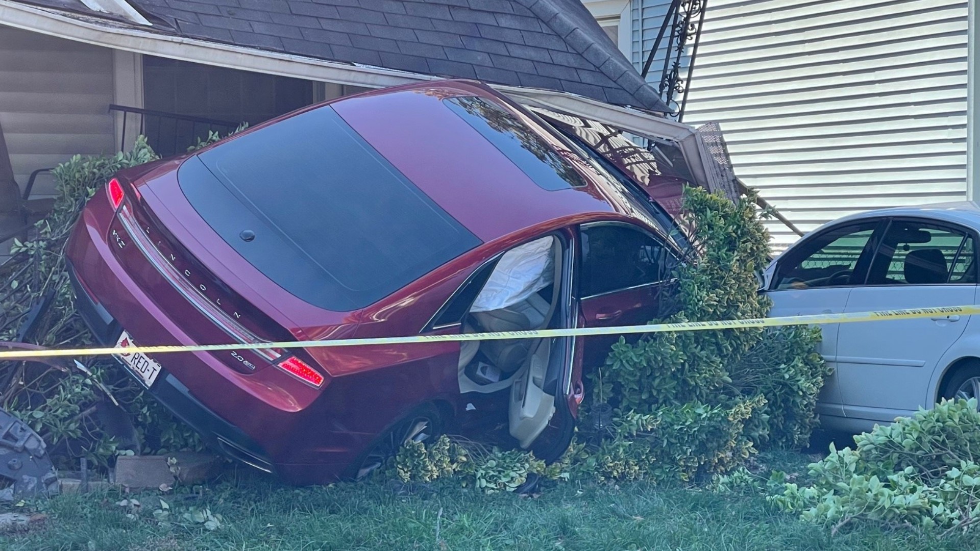 It was a close call for some Louisville homeowners when a car crashed into a house in Parkland.