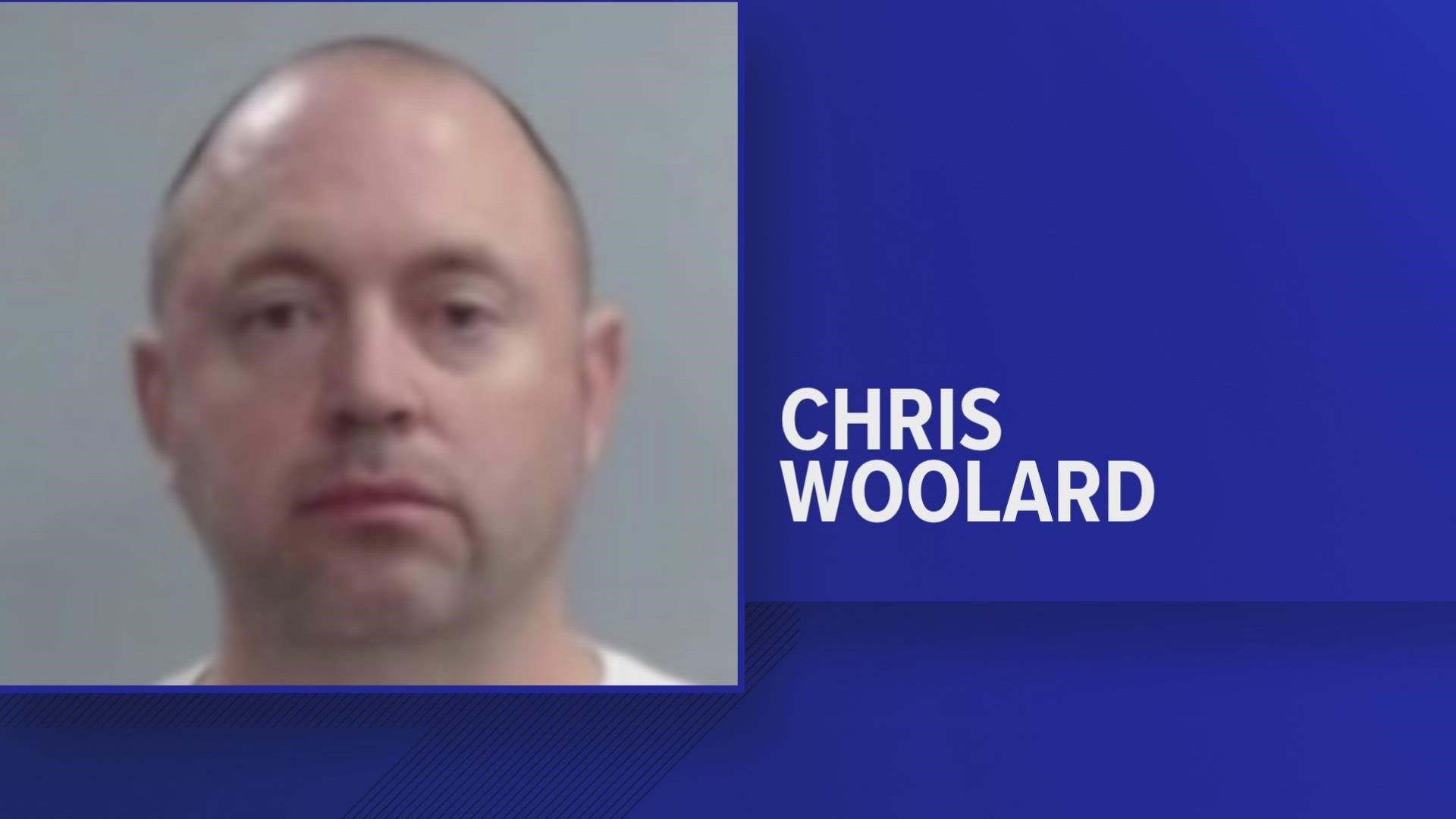 Lexington Police said Chris Woolard was found on Monday in his car, which was resting on the sidewalk next to a fence still in gear.