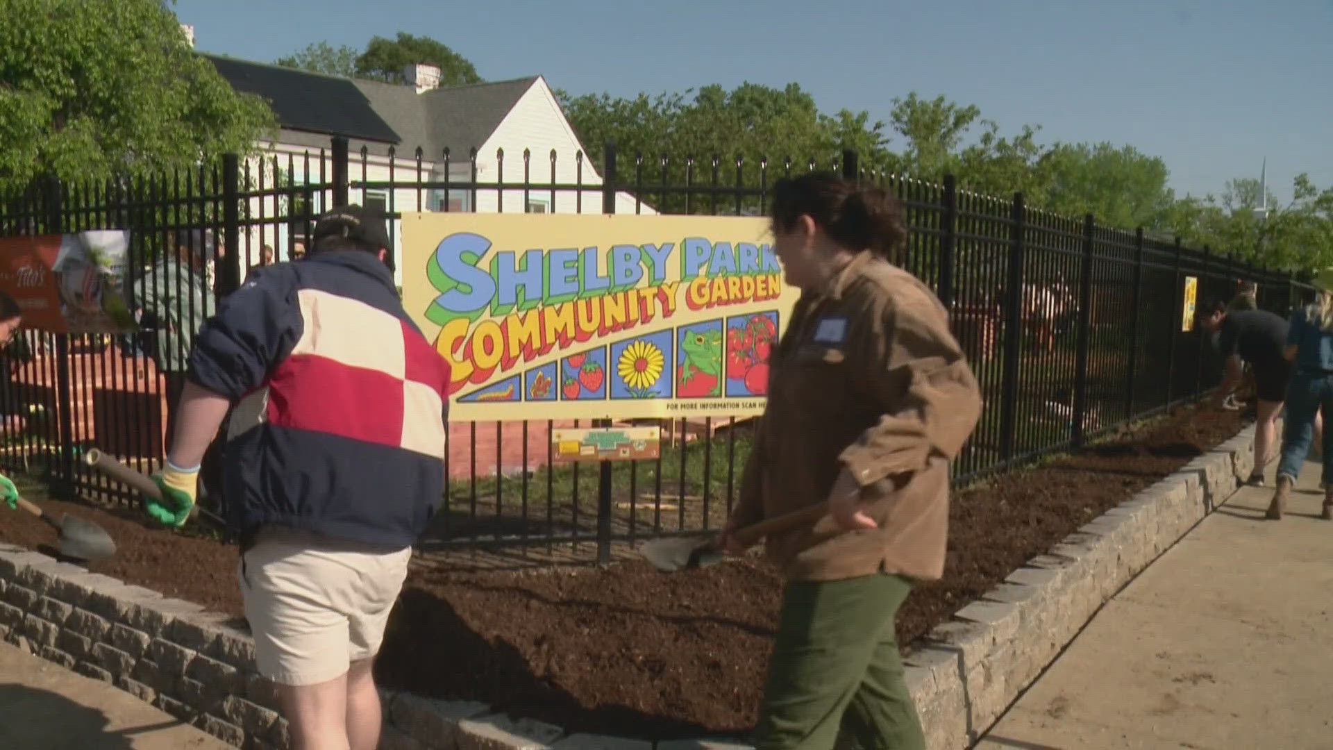 Love, Tito's teamed up with Louisville grows to install upgrades at the Shelby Park community garden.