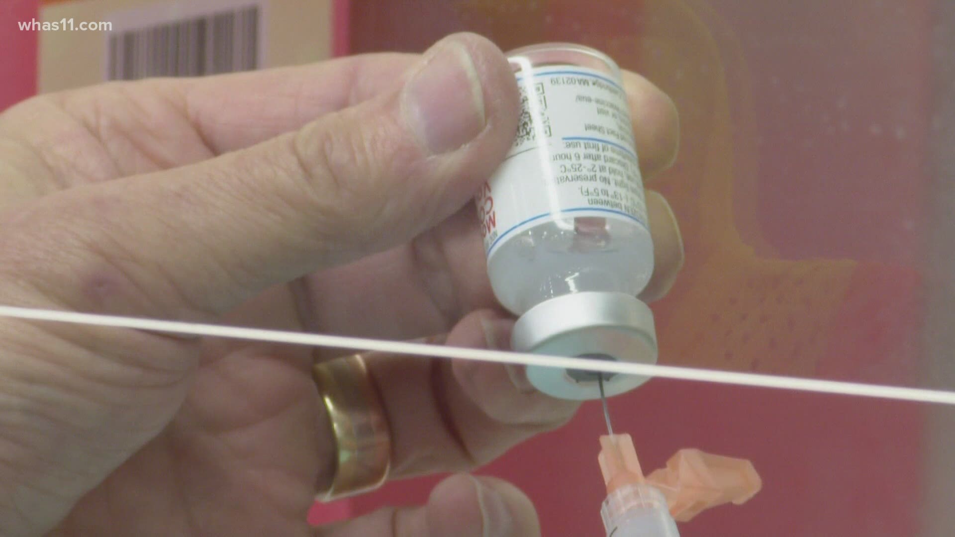 More than 1 million people have been vaccinated so far in Kentucky and Indiana.