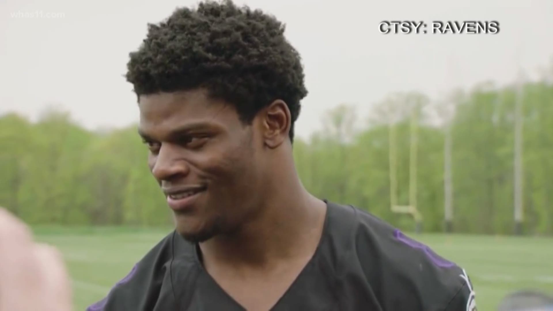 The former Louisville Cardinal just wrapped up 2 days of rookie minicamp with the Baltimore Ravens where he went through drills and routes with his new teammates.