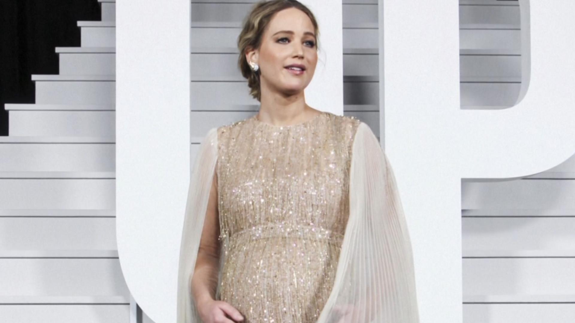 Jennifer Lawrence spoke about being a mom while speaking at  Cannes Film Festival where her new movie, 'Die, My Love,' received a six-minute standing ovation.