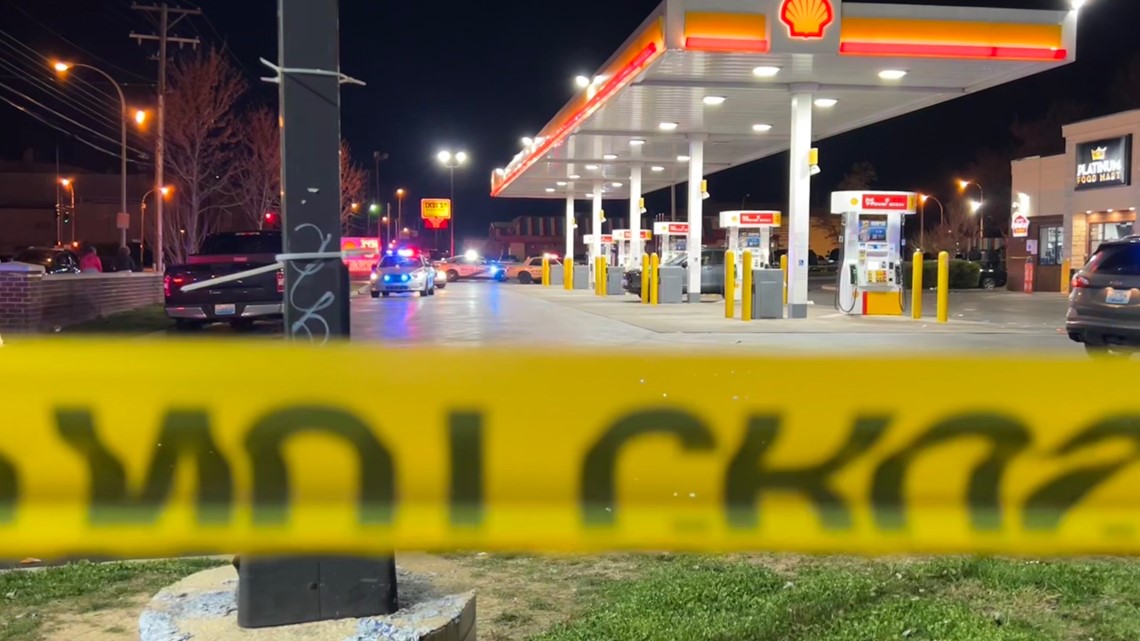 LMPD 1 dead after shooting at gas station near downtown
