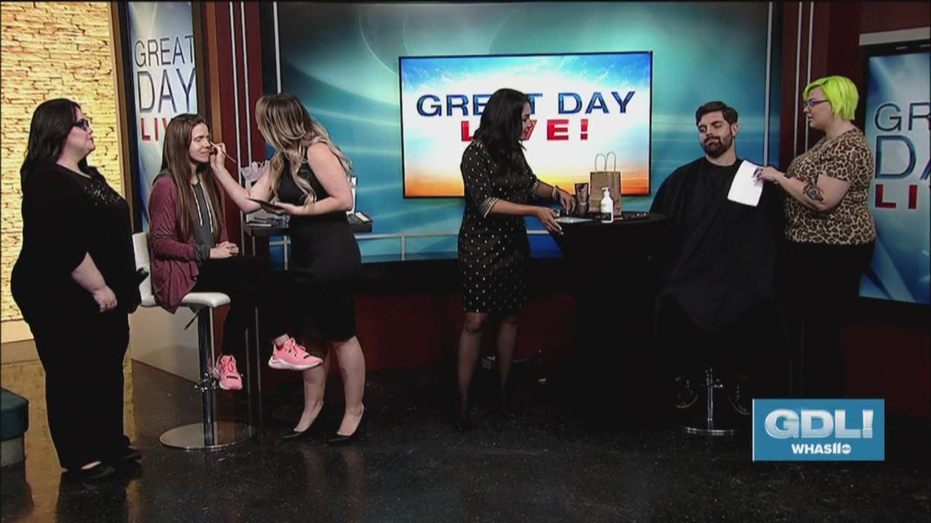Great Day Live invited some amazing stylists from Fritz's Salon and J. Nicolle Salon & Spa on the show in celebration of National Beautician Day.