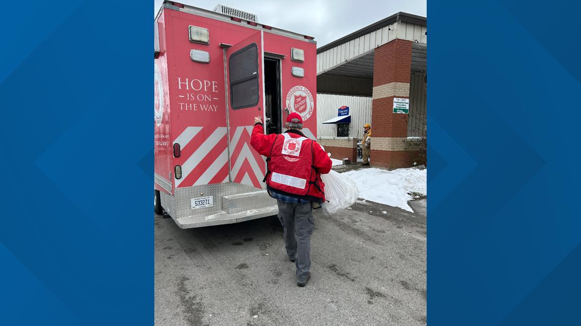 Salvation Army shelters arrive in Kentucky; where you can go during the winter storm