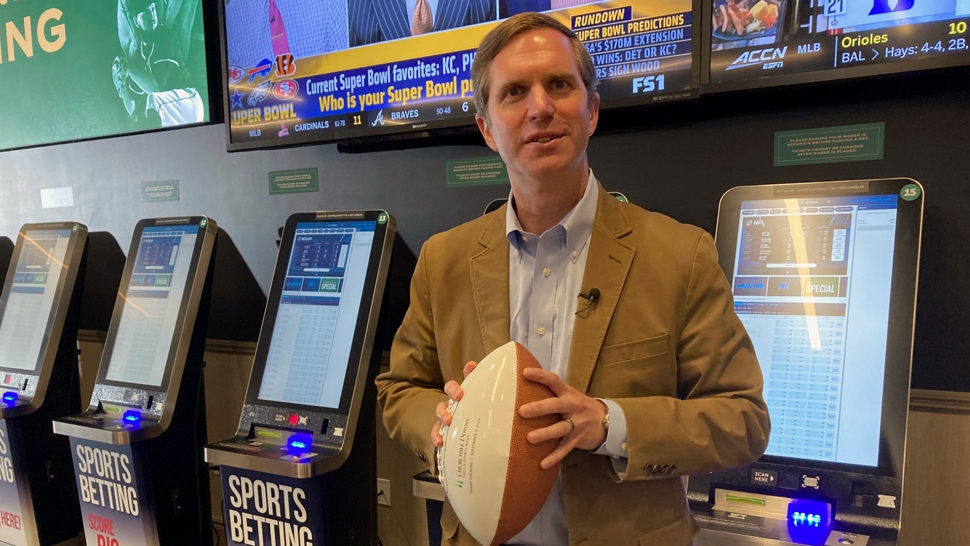 The governor said Thursday that preliminary numbers show more than $4.5 million in sports wagering since the launch two weeks ago.
