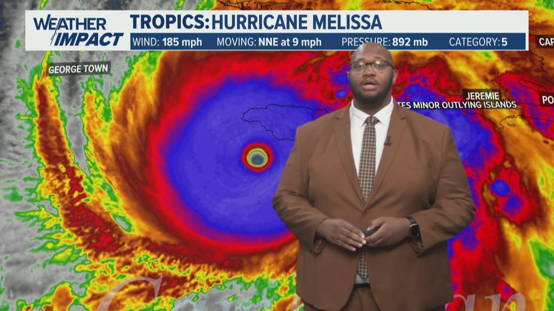 Hurricane Melissa on path to historic Jamaica landfall | Latest path ...