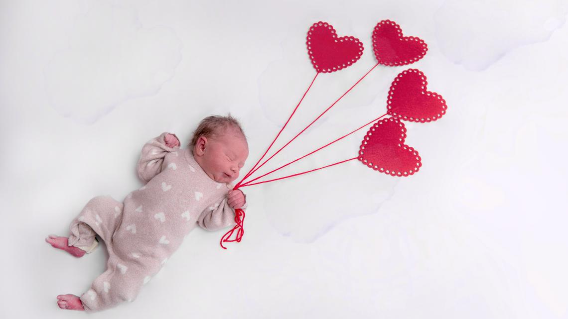 Louisville Newborns Celebrated as ‘Little Sweethearts’ for Valentine’s Day