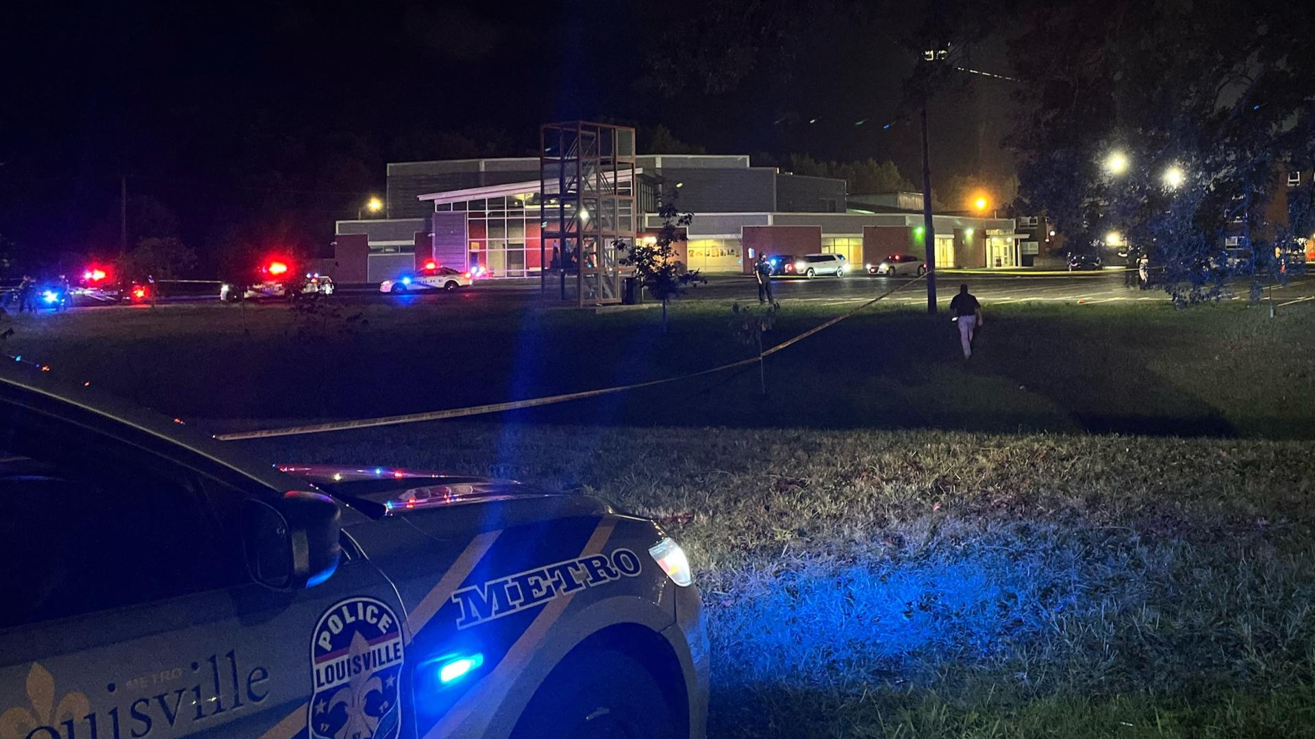 Two teenagers were shot in the parking lot outside of the PRP-Male football game Sunday night. Players and fans were escorted away to safety.