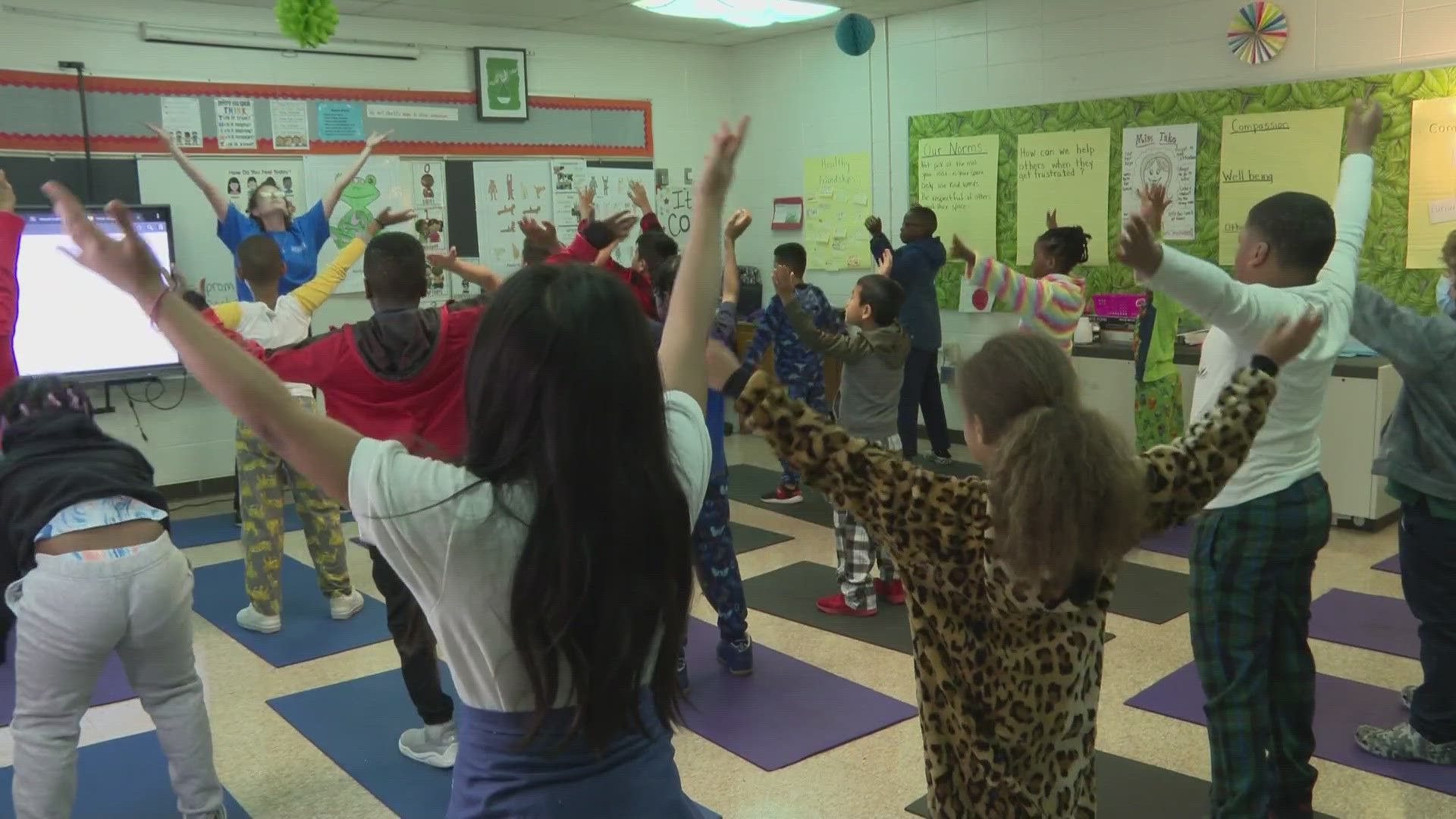 The compassionate schools project is currently implemented at 17 JCPS schools. The program was designed to see if kids can learn resiliency and well-being in schools