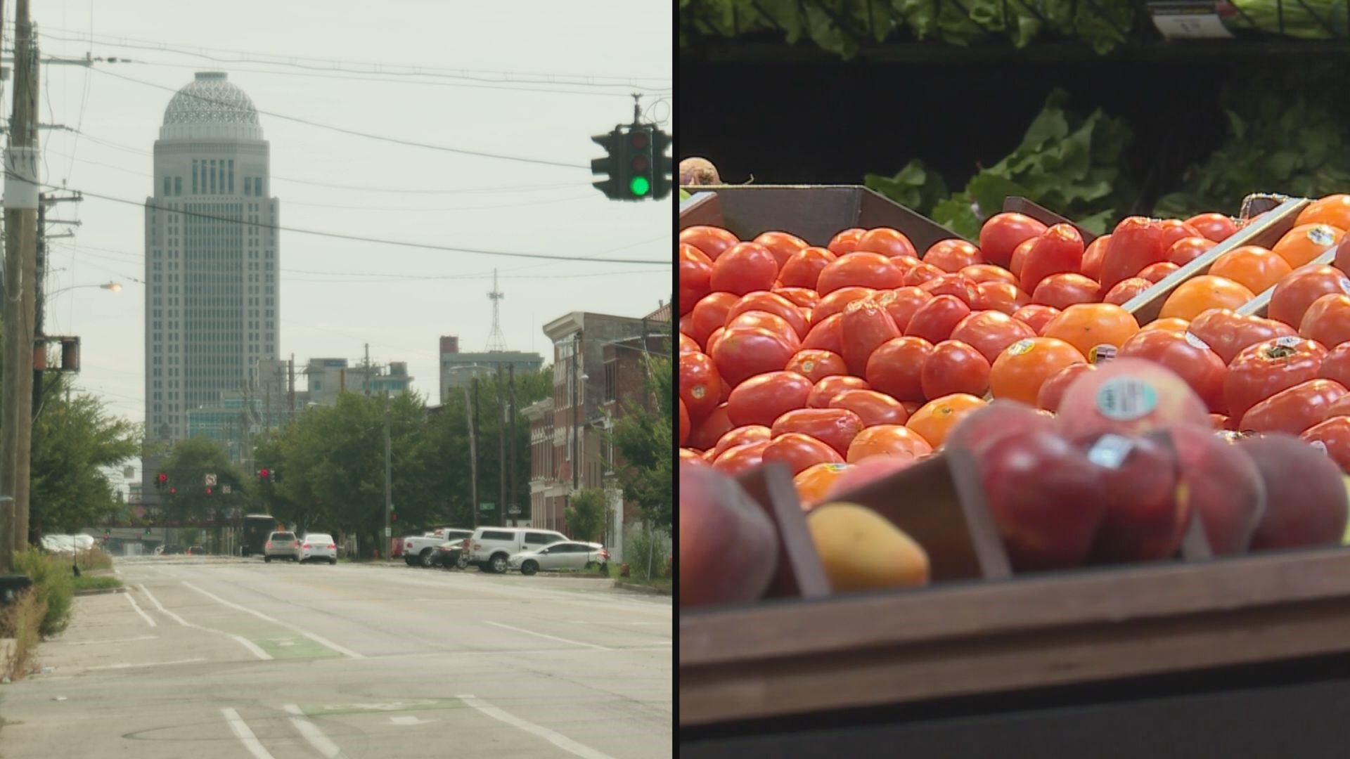 As part of #GiveForGoodLou, Black Lives Matter organized a volunteer day in support of Black Market Kentucky, a sustainable Black-owned grocery story opening in Wes