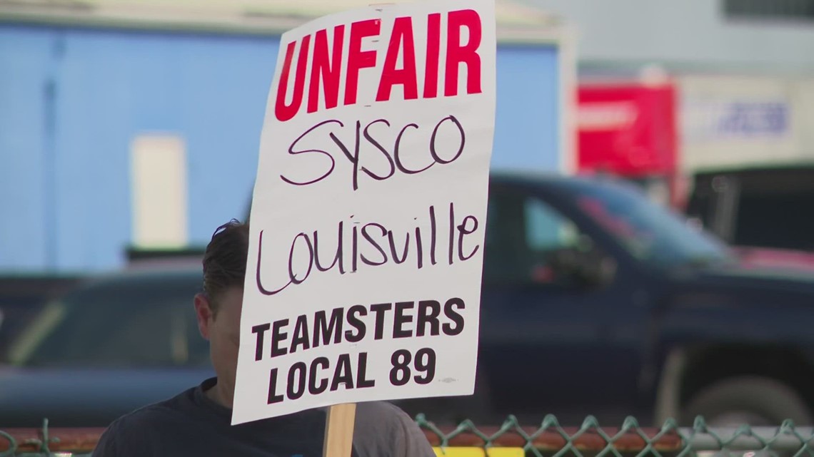 Louisville Sysco drivers strike: 'These guys just want to be home at a decent time'